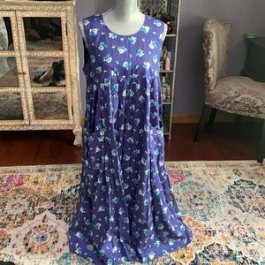 Vintage Laura Ashley floral cottagecore maxi